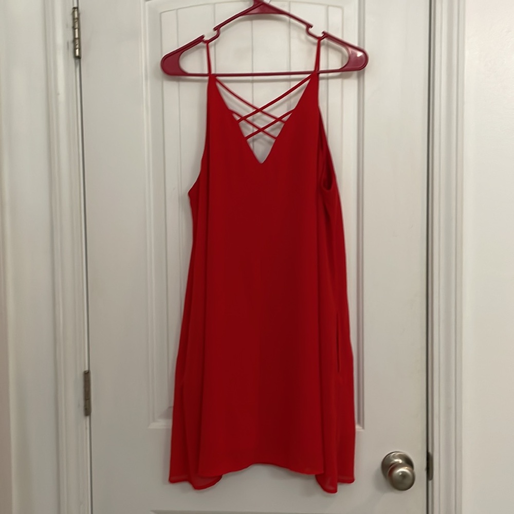 The impeccable Pig red Dress size M/L - Picture 2 of 3